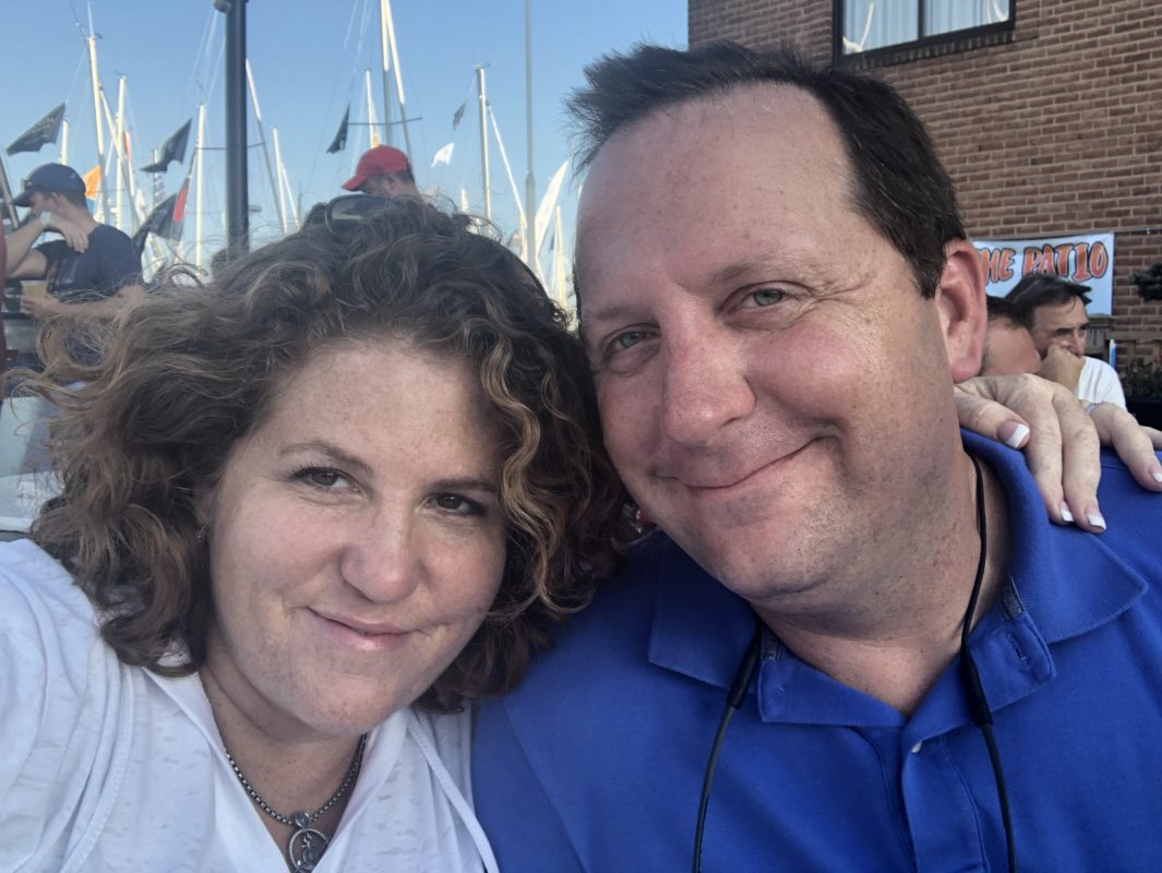 Travis and Tara at the Annapolis Boat Show